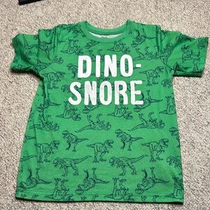 Carters Boys  Dino 🦕 Snore PJ Set